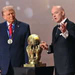 Donald Trump and Gianni Infantino