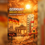 create image for Germany Breaks Its All-Time Heat Record as Temperatures Climb Above 41 Degrees During Powerful Heatwave Sweeping Across Europe