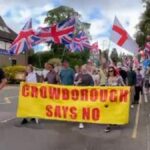 Hundreds of Crowborough Residents March Against Government Plan to Keep Former Military Base Open for Migrants Until 2030 as Tensions Rise Over Asylum Housing