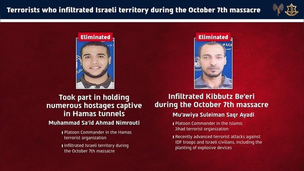 Israel Says October 7 Infiltrators Behind Hostage Crisis Have Been Taken Out in Fresh Operations