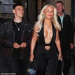 Phil Foden’s Girlfriend Rebecca Cooke Blocks OnlyFans Star Lily Phillips From Speaking to Him at AO Arena in Manchester, Triggering Controversy Among Boxing Fans