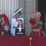 Princess of Wales Captures Attention as She Turns Her Loving Gaze Toward Prince William on Buckingham Palace Balcony During Royal Flypast in London Ceremony