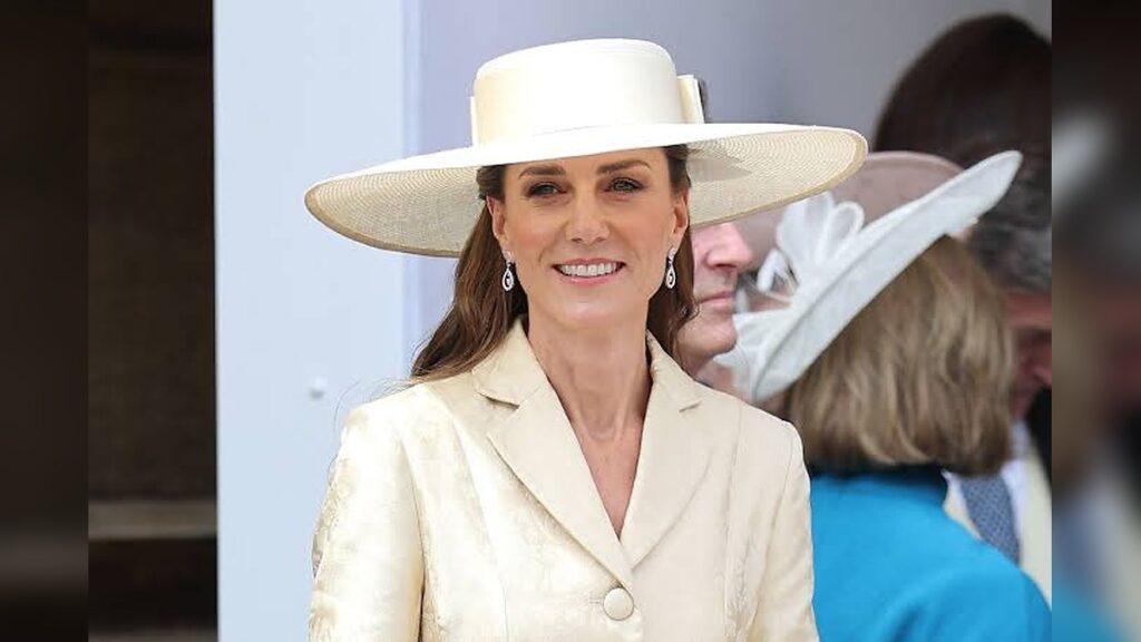 Kate Middleton Turns Heads at Windsor Castle as She Showcases Young Designer Patrick McDowell’s Cream ‘Wales’ Dress While Critics Question Her Increasingly Conservative Royal Image