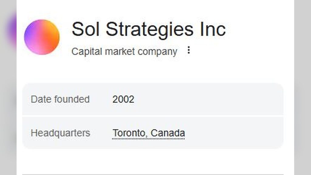 Sol Strategies Shares Surge 22 Percent as Corporate Solana Treasury Strategy Captures Investor Attention During Renewed Cryptocurrency Market Rally