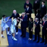 Cristian Romero Appears to Bypass Donald Trump During World Cup Medal Ceremony