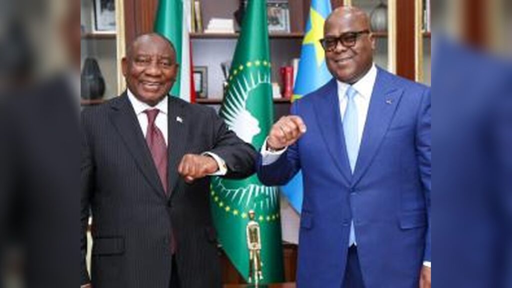 Cyril Ramaphosa Calls for Human Rights-Based Migration Policy During Bilateral Talks With DRC President Félix Tshisekedi in Kinshasa