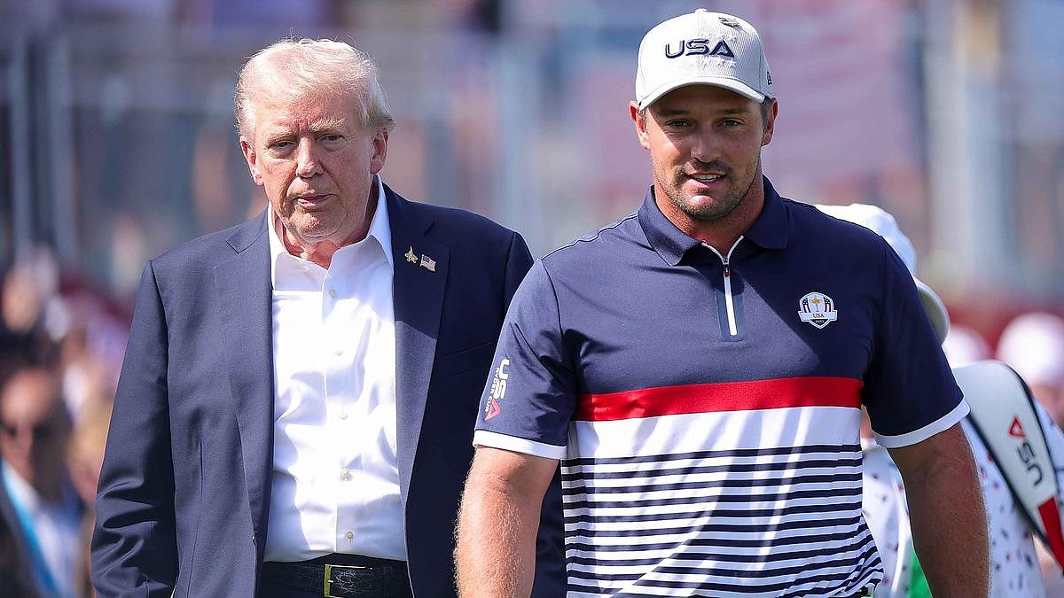 Donald Trump and Bryson DeChambeau