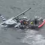 Eight Escape After Seaplane Partially Capsizes During Emergency Landing in New York’s East River