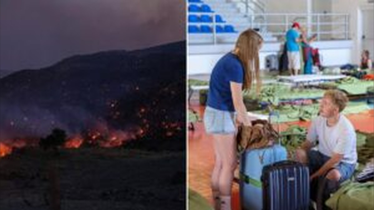 Holiday Horror Erupts as Greece's Paradise Turns Into a Deadly Inferno Leaving Thousands Running for Their Lives