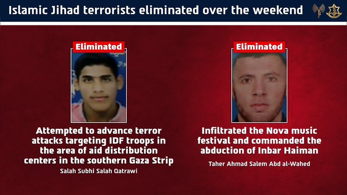 IDF Announces Elimination of Two Islamic Jihad Operatives as Israel Launches Lebanon ‘Safe Zone’ Pilot