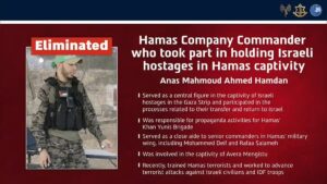 Israel Says Hamas Commander Linked to Hostage Operations and Propaganda Killed in Gaza