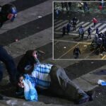 Rioting Argentina fans
