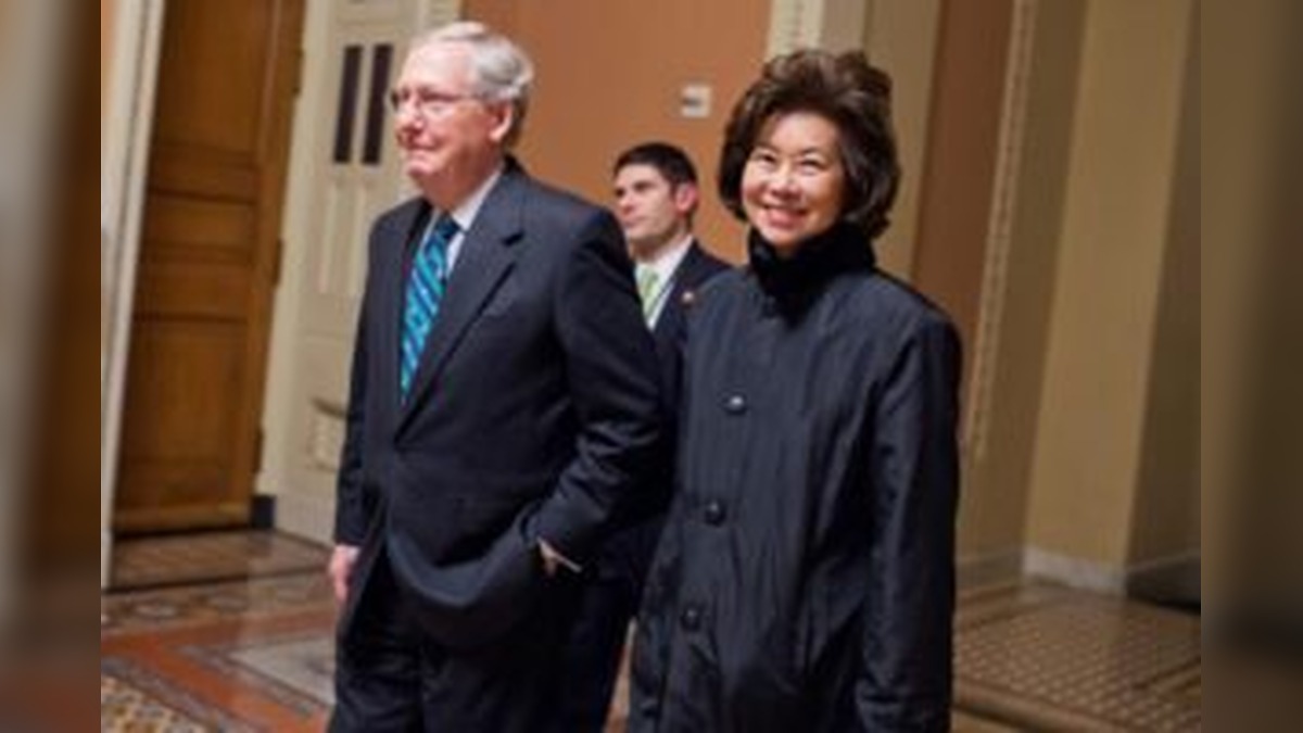 Why Did Elaine Chao Stay in China While Mitch McConnell Was Hospitalized as New Details Fuel Explosive Speculation