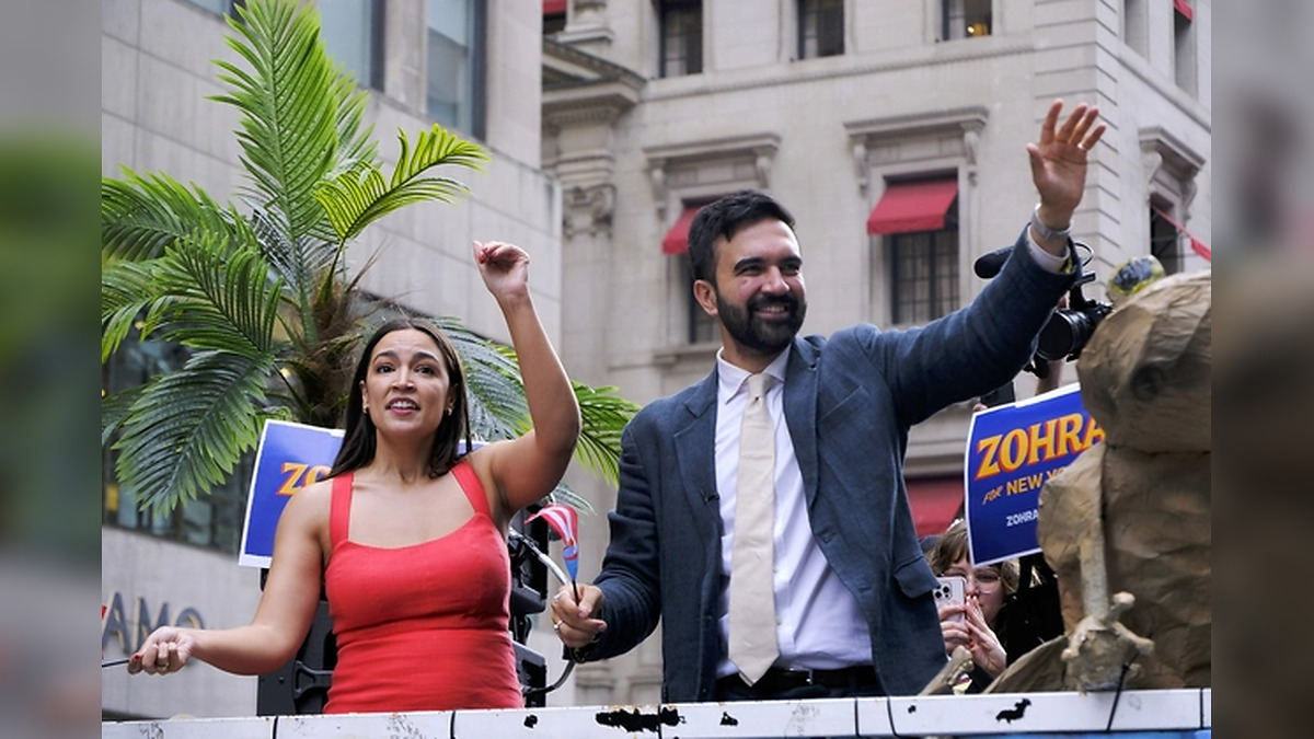 Alexandria Ocasio-Cortez and Zohran Mamdani