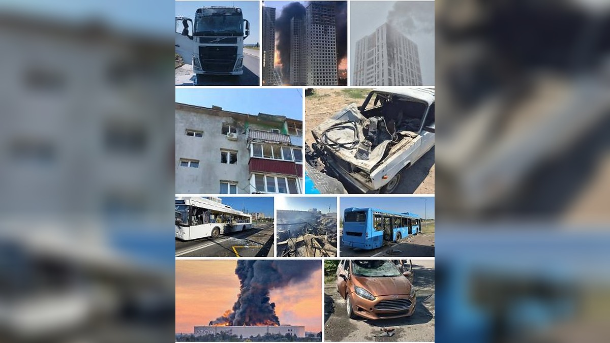 Civilian Buses, Homes and Vehicles Hit as Moscow Details Alleged Ukrainian Drone Attacks