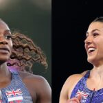 Dina Asher-Smith and Amy Hunt
