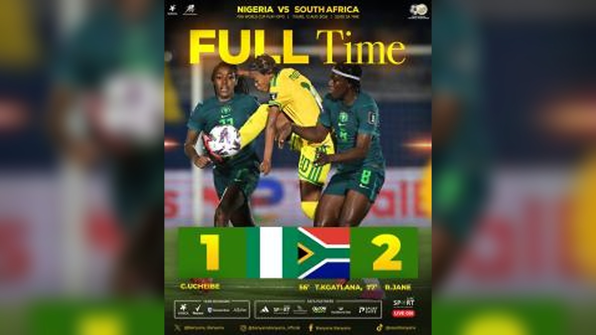 Nigeria’s World Cup Hopes Take a Blow as Banyana Banyana Clinch 2-1 Victory