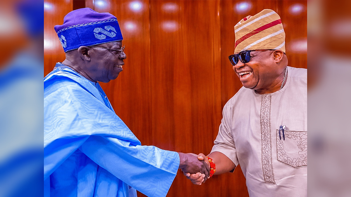 Tinubu Receives Adeleke at Presidential Villa Days After Osun Victory as Political Attention Turns to Their Next Move