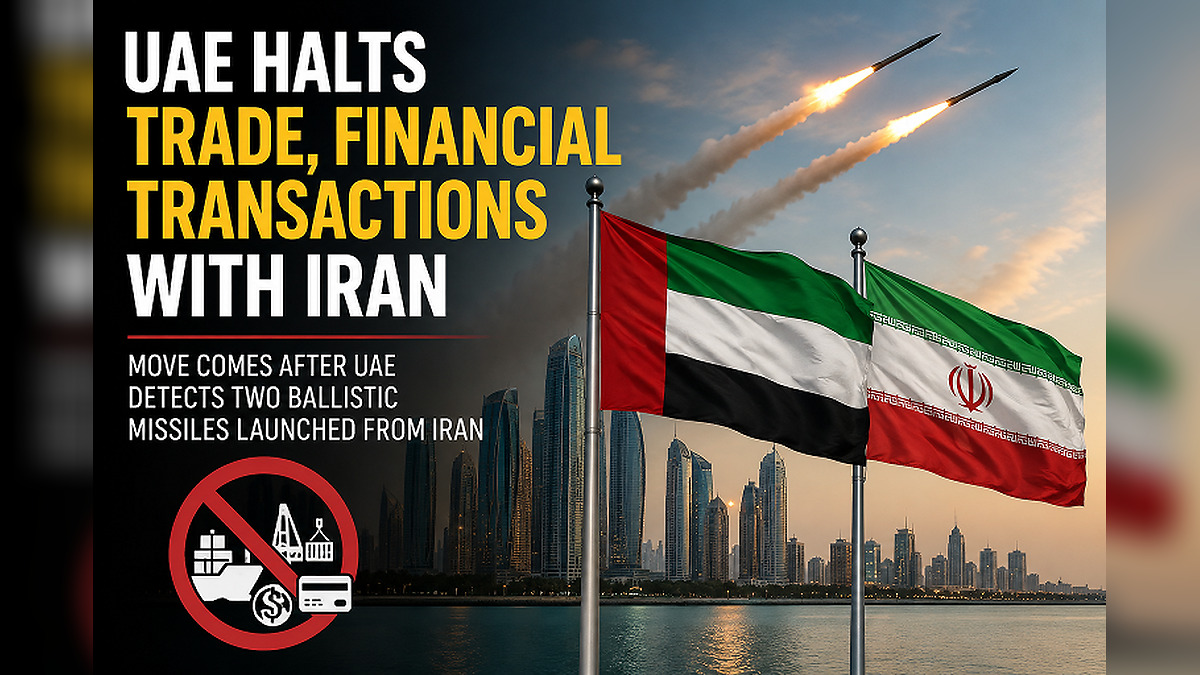 UAE Cuts Economic Links With Iran as Abu Dhabi Reports Two Ballistic Missile Launches