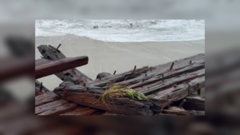 142-Year-Old Shipwreck Re-Emerges on Nantucket as Powerful Nor’easter Tears Into Coast