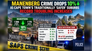 Cape Town Crime Map Turns Upside Down as Manenberg Improves While Sea Point and Table View Worsen