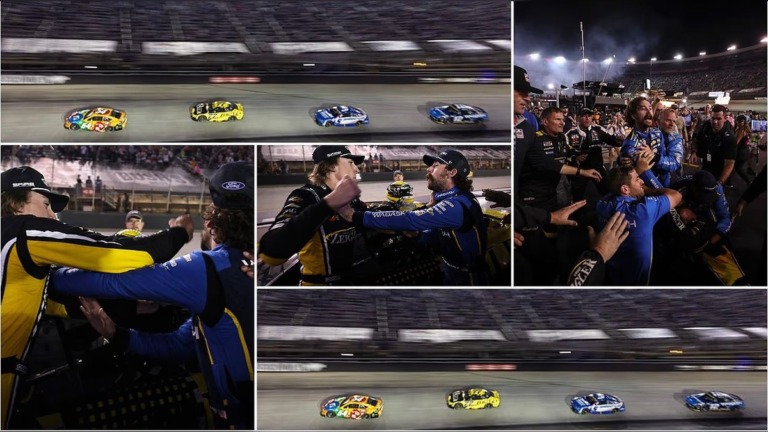 Carson Hocevar Lands Punch on Ryan Blaney in Wild Pit-Road Brawl After Controversial Bristol Crash