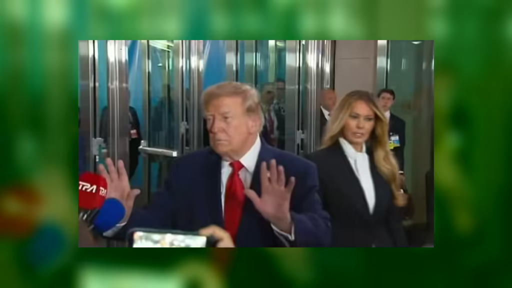 Donald Trump Confronts CNN’s Kaitlan Collins at UN as Bitter White House Press Battle Escalates