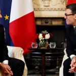 Emmanuel Macron Meets Andy Burnham