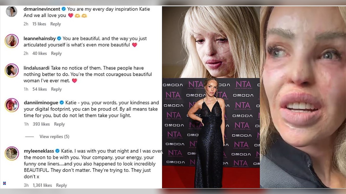 Katie Piper Fights Back Tears After Female Trolls Launch Vile Attacks on Her National Television Awards Appearance