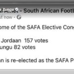 Sandile Zungu’s Promise of SAFA Change Falls Short as Danny Jordaan Wins Again