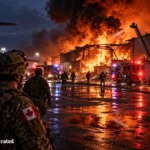 Canada in Shock as Deadly Blaze Engulfs Military Base, Leaving Multiple Casualties and Emergency Services Stretched
