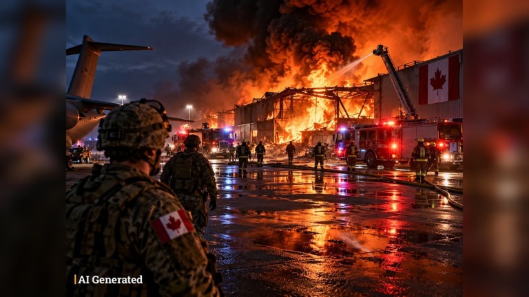 Canada in Shock as Deadly Blaze Engulfs Military Base, Leaving Multiple Casualties and Emergency Services Stretched