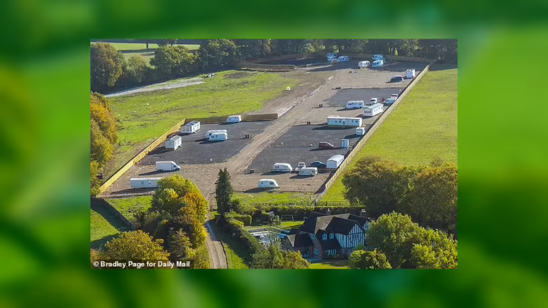 Council Secures Injunction as Caravans Remain on Unauthorised Hampshire Traveller Site