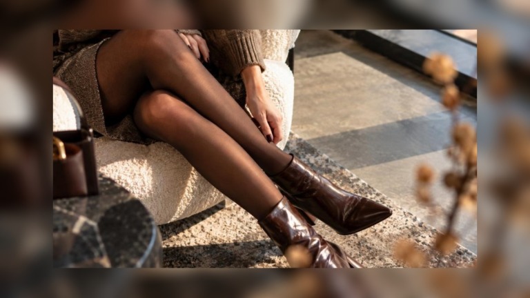 Forget Black Tights This Winter. Why Mocha, Grey and Burgundy Are Taking Over Fashion