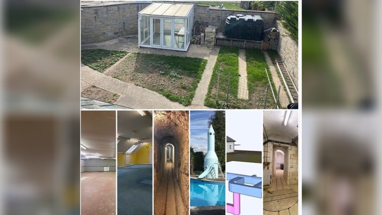 Inside the £300,000 Reading House With Secret Tunnels, a Hidden Rocket and Underground Railway