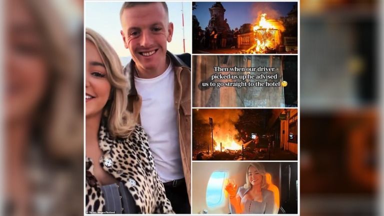 Jordan Pickford’s Paris Weekend Takes Unexpected Turn as Looting and Street Violence Force Couple Back to Hotel