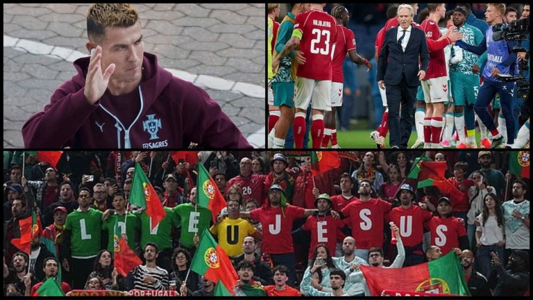 Jorge Jesus Refuses to Back Down After Ronaldo Exit as Portugal Thrash Denmark 4-2