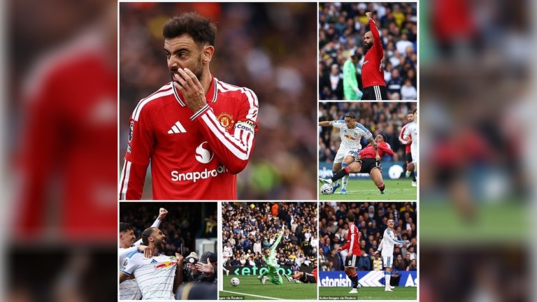 Leeds 1-1 Man United. Calvert-Lewin Punishes United as Carrick’s Side Fail to Hold Lead
