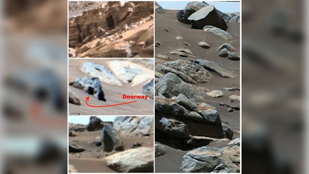 NASA Mars Image Fuels Alien Civilization Debate as Researcher Points to Possible ‘Portal’