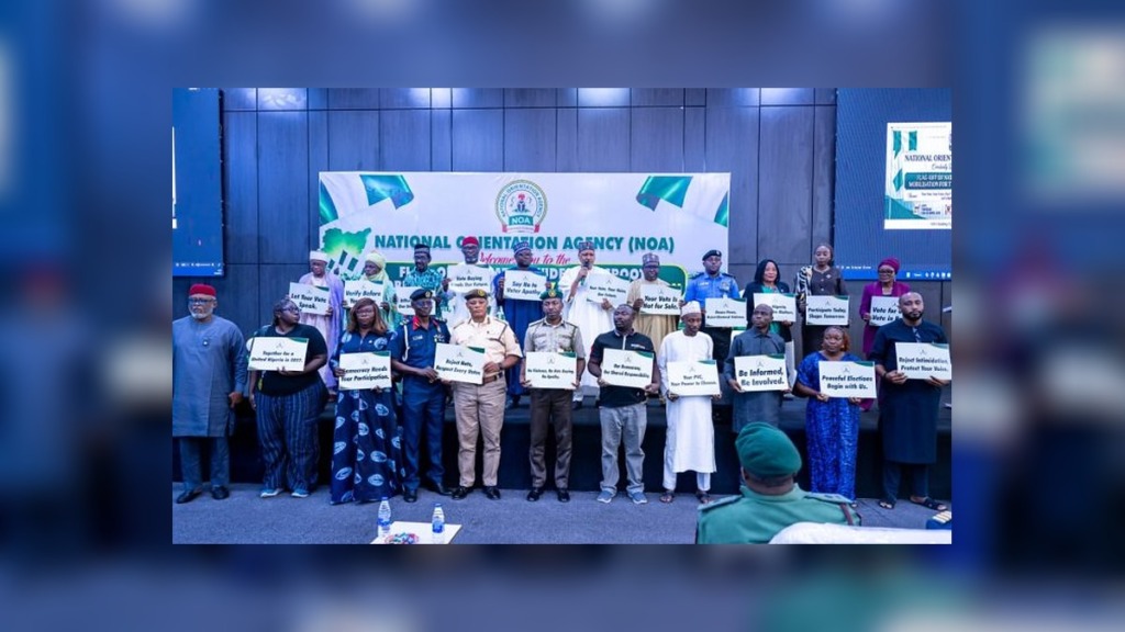 Nigeria Targets Voter Apathy Ahead of 2027 Polls as NOA Takes Election Campaign to 36 States