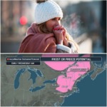 Northeast Temperatures Set to Plunge as Frost and Freeze Advisories Spread Across 9 States