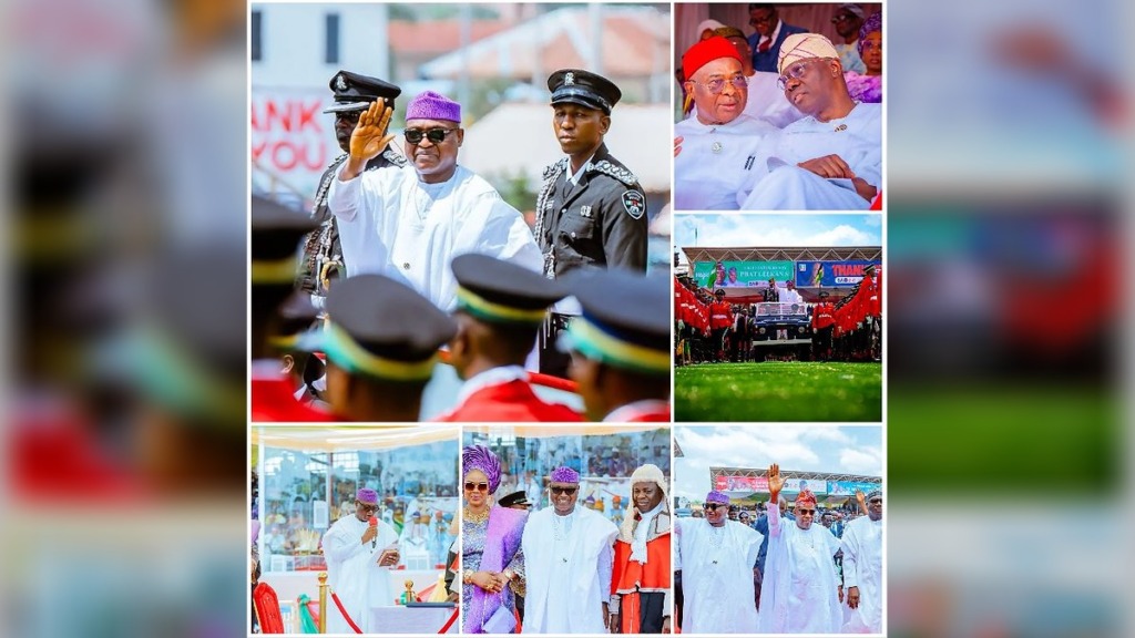 Oyebanji Sworn In for Second Term as Tinubu Sends Shettima to Represent Him in Ekiti