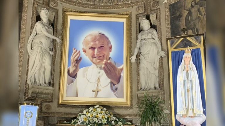 Pope Leo XIV Invokes John Paul II’s Legacy as He Calls for an End to Religious and Ethnic Hatred
