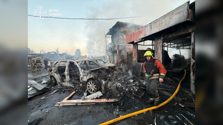 Putin’s Birthday Marked by Ukrainian Bloodshed as Russian Missiles Kill Civilians and Destroy Residential Buildings
