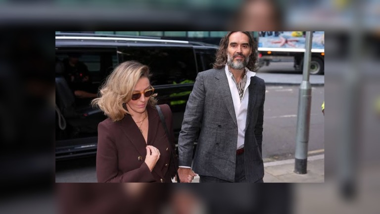 Russell Brand’s Wife Makes Defiant Court Appearance as Rape and Sexual Assault Trial Begins