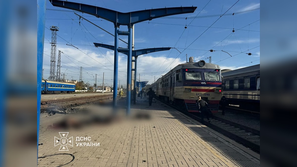 Russian Drone Strike on Dnipro Railway Station Kills 13, Injures 10