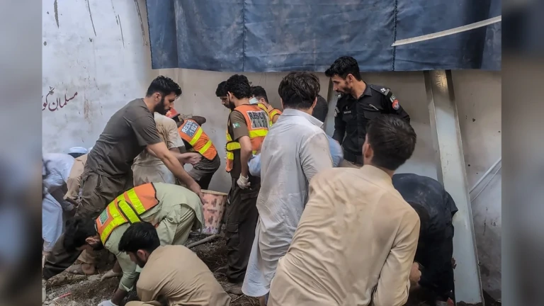Substandard Materials’ Under Scrutiny After School Roof Collapse Kills 27 Pupils and a Teacher in Pakistan
