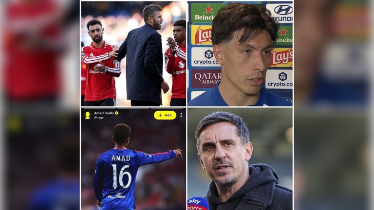 They’re Obviously Launching at Each Other’. Gary Neville Exposes Possible Rift Between Man United Stars